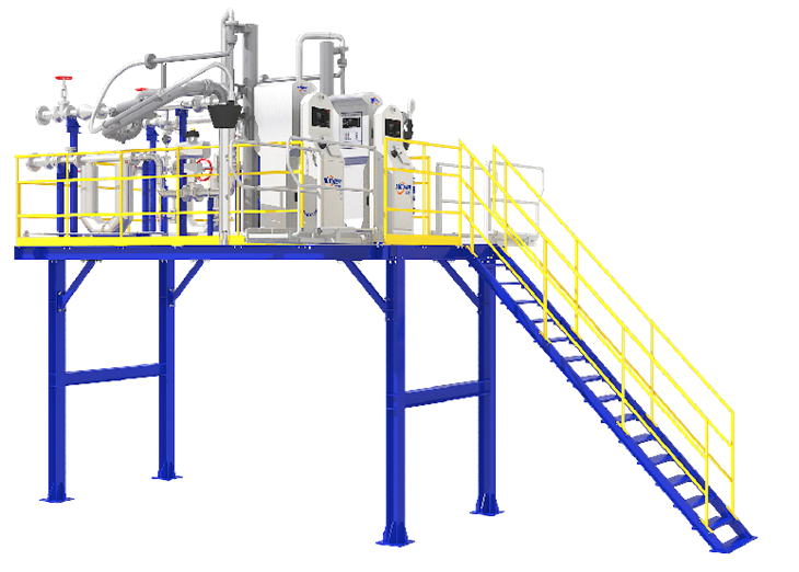 Doble lateral superior de càrrega de mesurament skid
